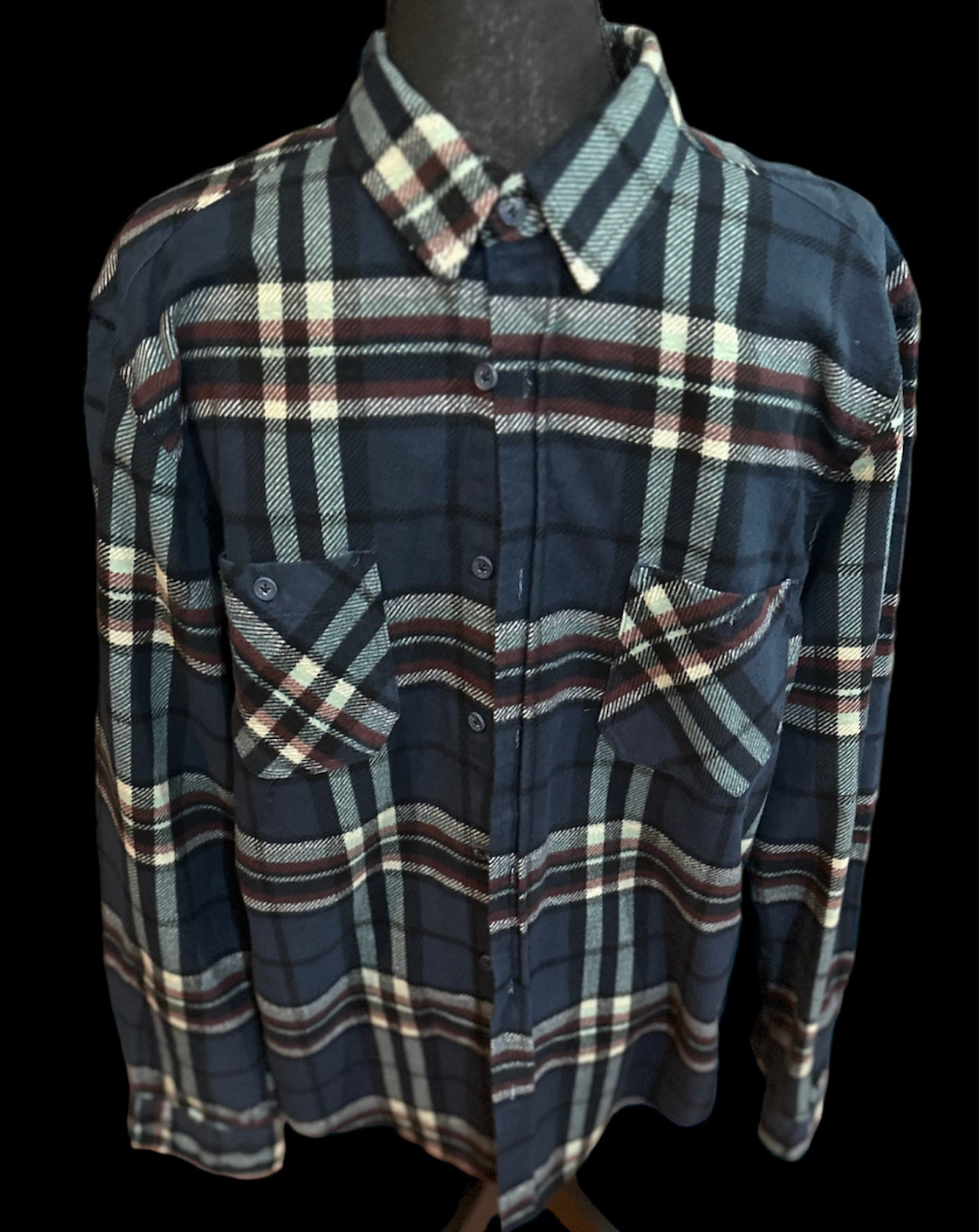 Customized “Dirty” Graphic Flannel