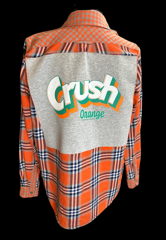 Customized “Crush” Graphic Flannel