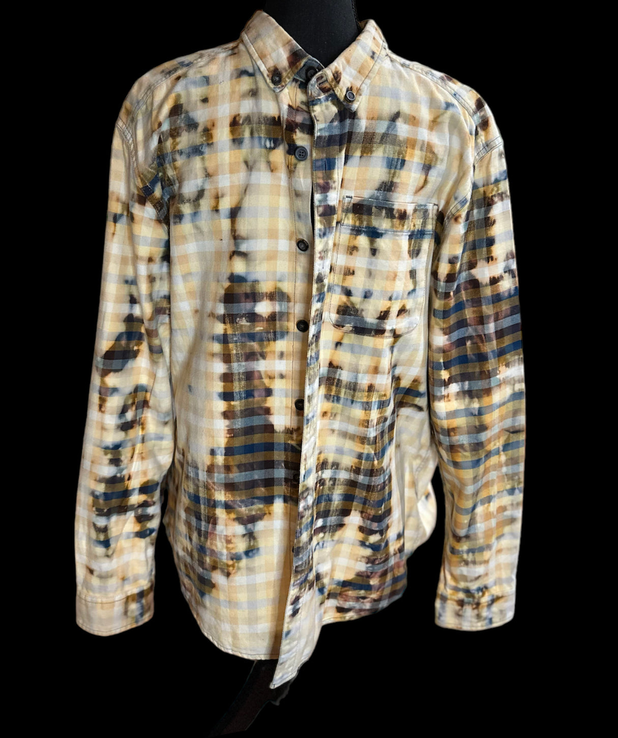 Customized “Biz” Graphic Vintage Flannel