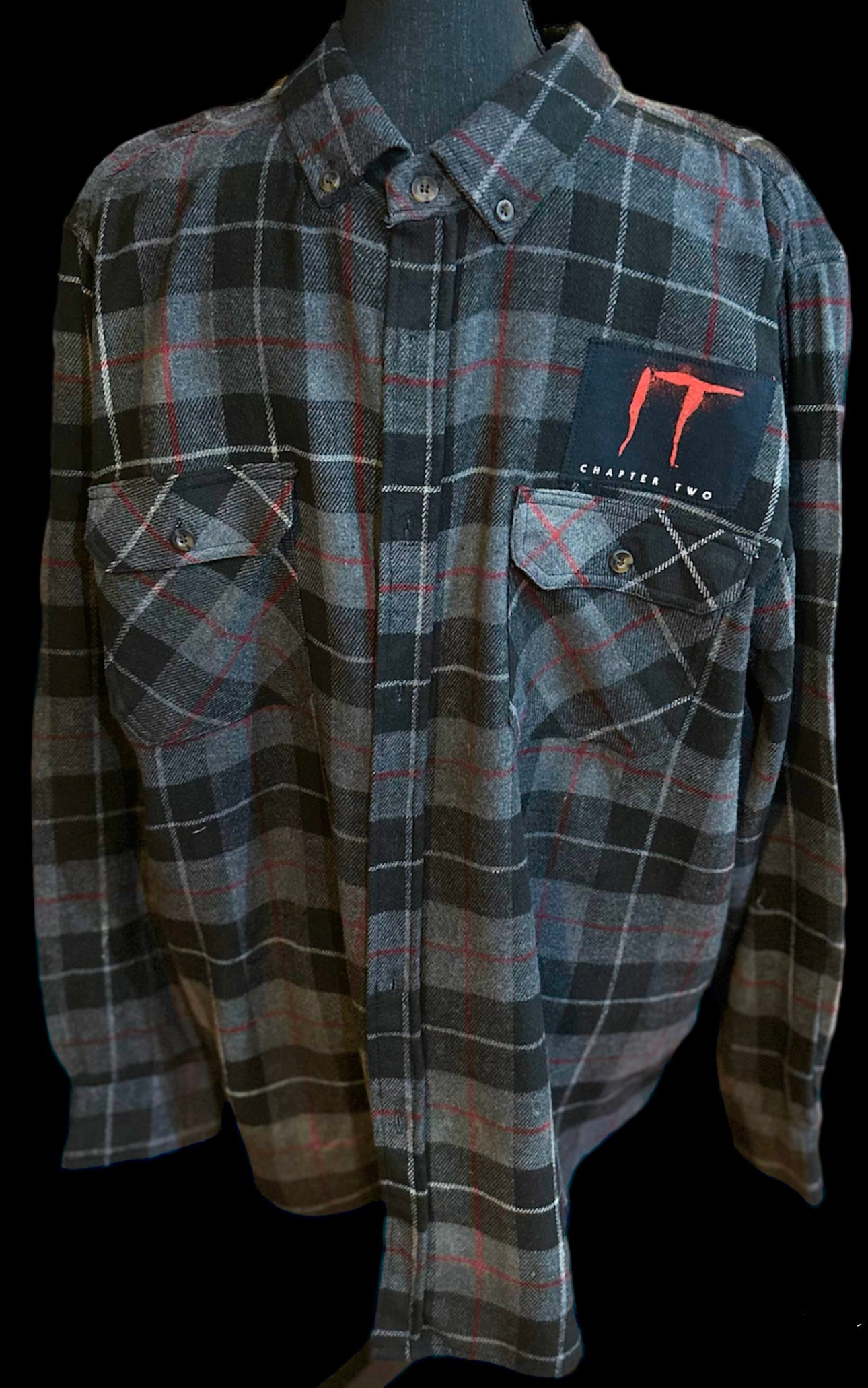 Customized “Chapter Two” Graphic Flannel