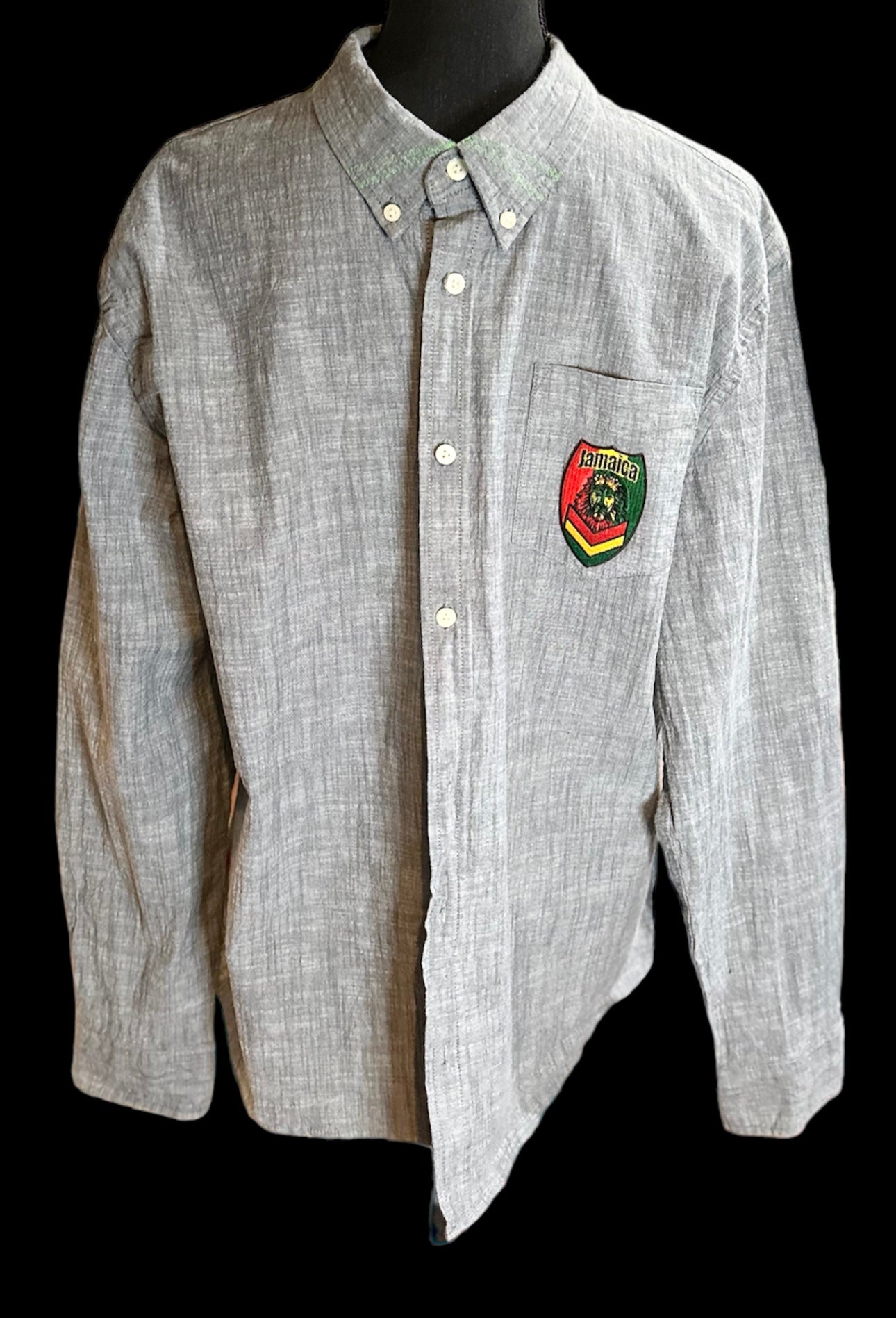 Customized “Legend” Graphic Denim Shirt