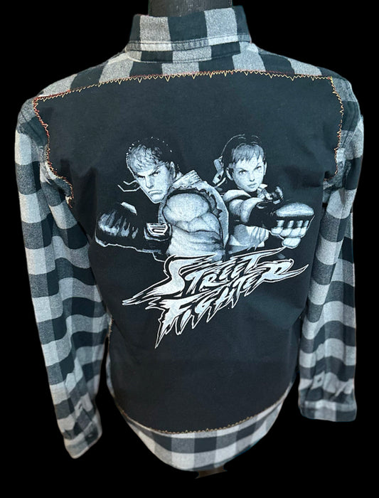 Customized “Street Fighter” Vintage Heavyweight Flannel