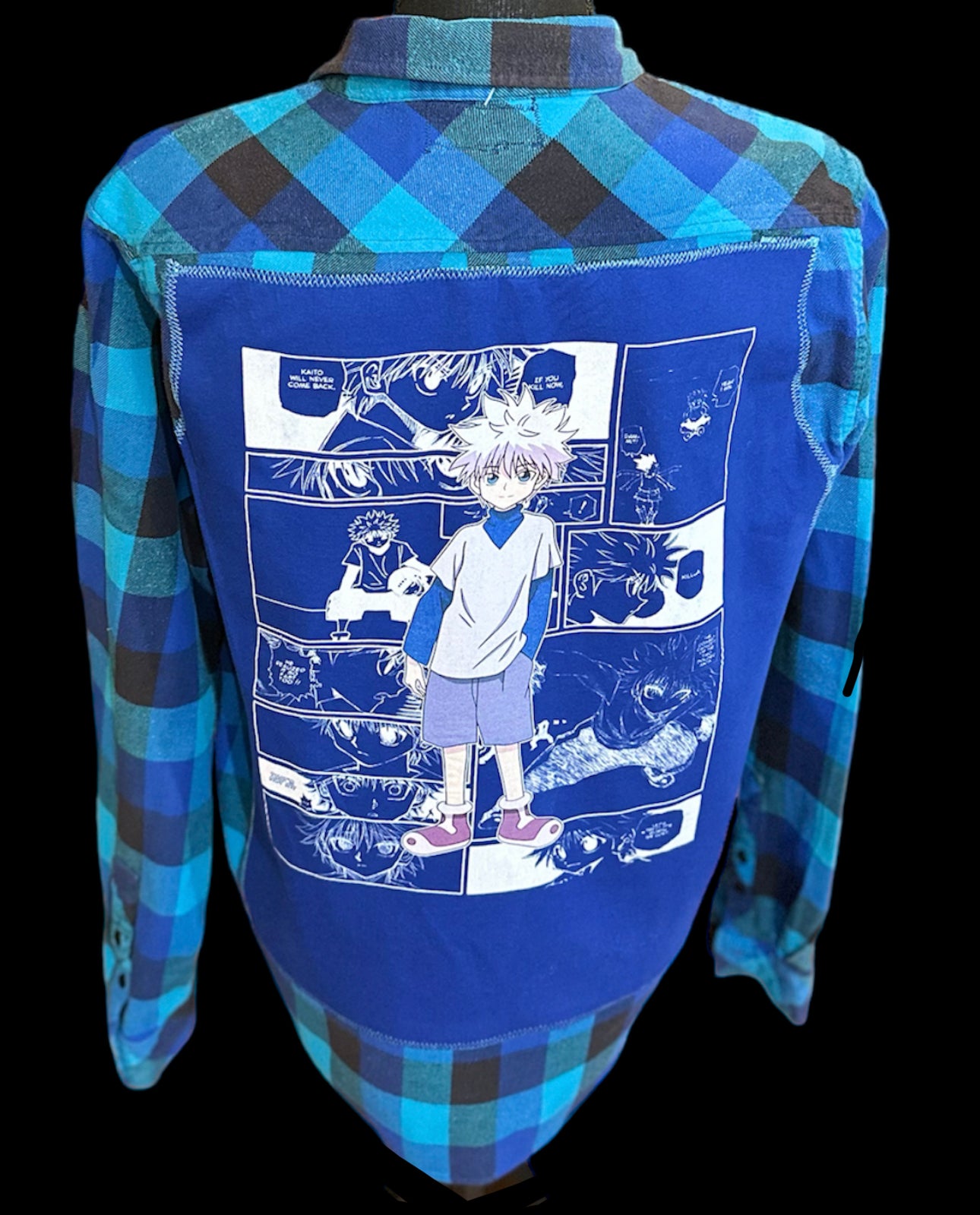 Customized ANIMA “Killua” Graphic Flannel