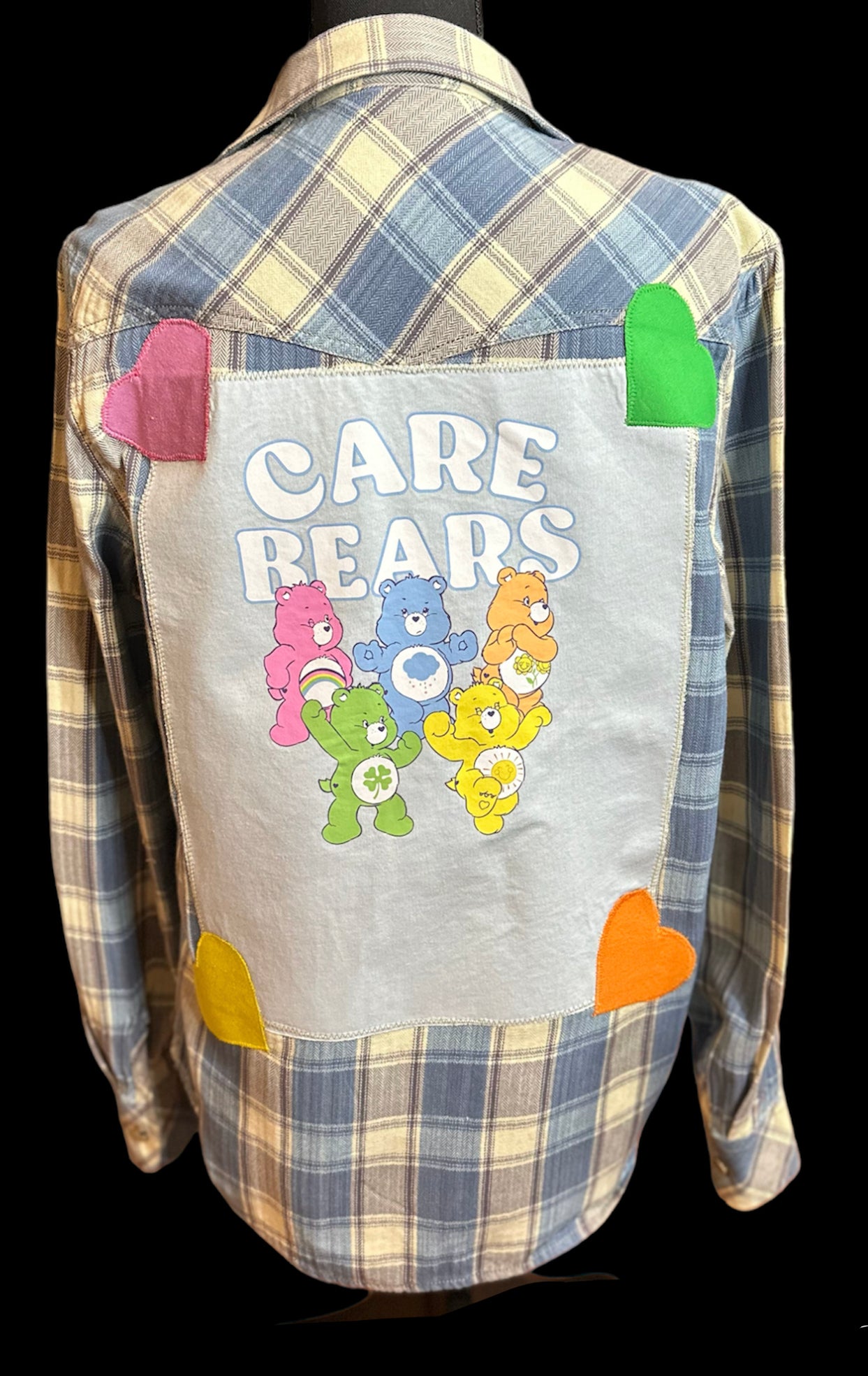 Customized “Care Bears” Graphic Vintage Flannel