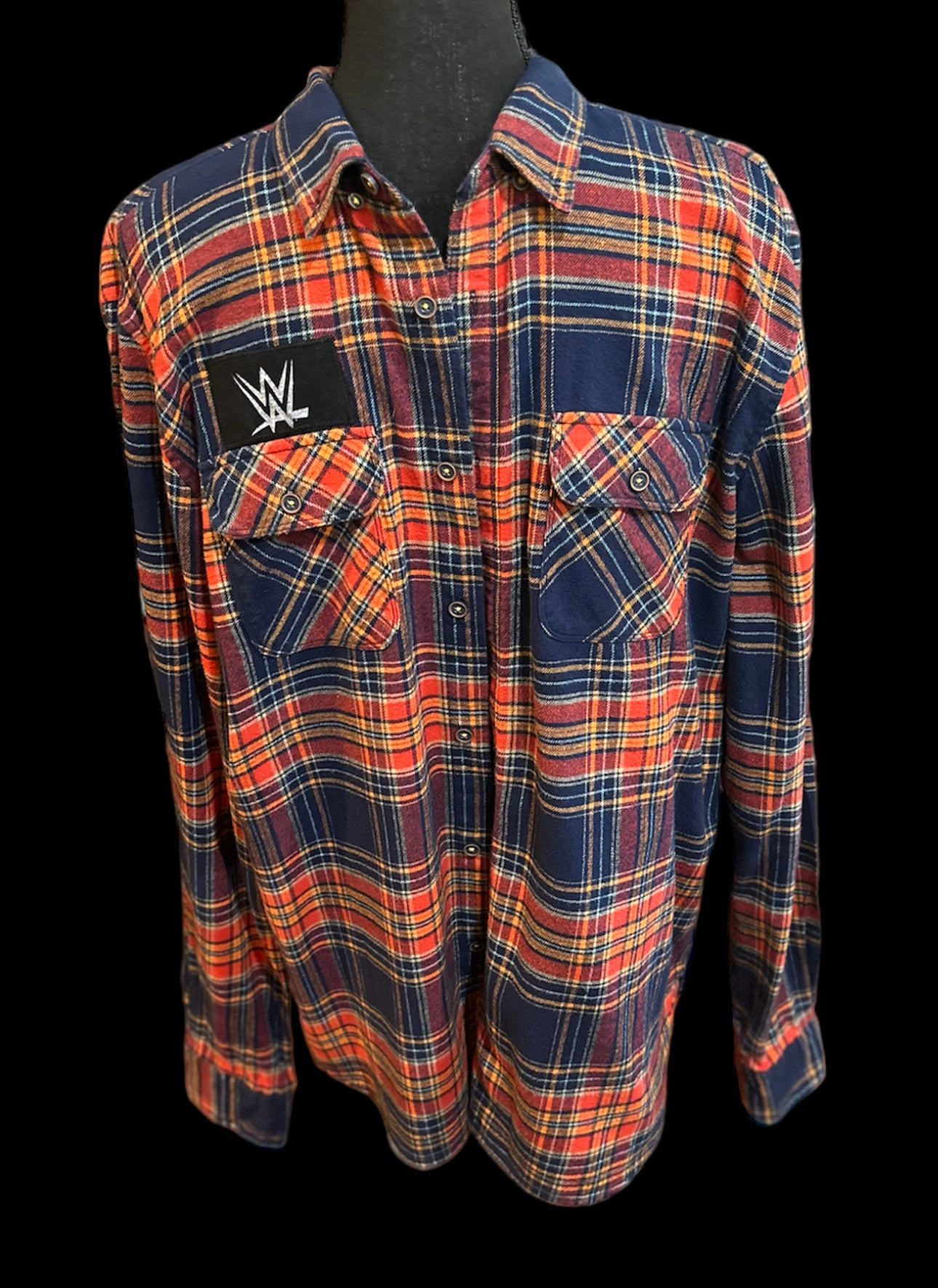 Customized “Wrestle Mania” Vintage Graphic Flannel